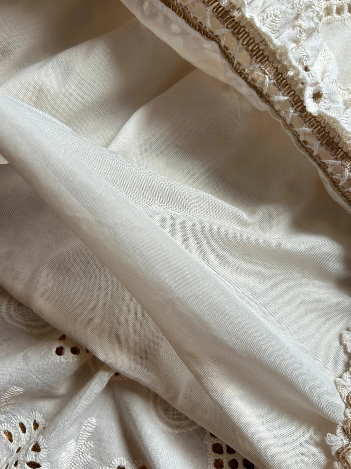 🌾🍃Cotton bohemian cottagecore romantic prairie embroidered dress S/M🌿💐 – photo 15